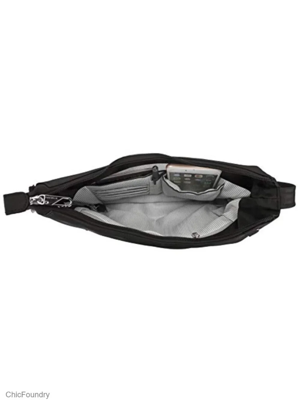 Anti-Theft Hobo Purse with RFID Blocking, Slash-Resistant Travel Handbag